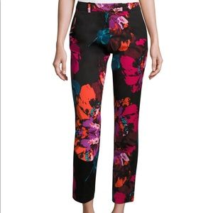 Trina Turk Dark Floral Aubree Pant
